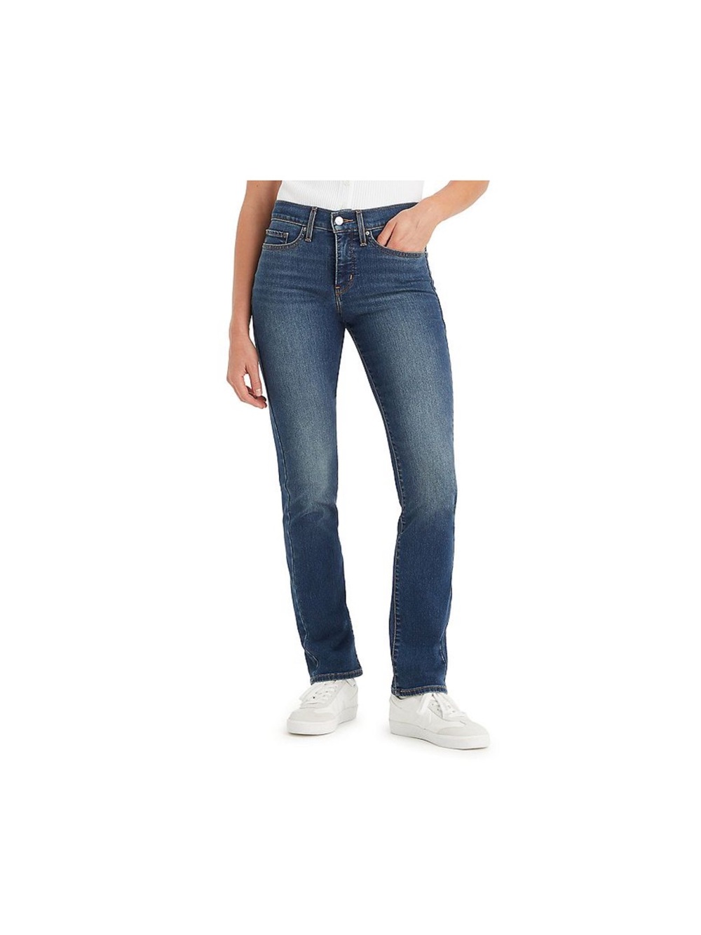 New Levi's Women’s High-Rise Straight Jeans - Medium Wash